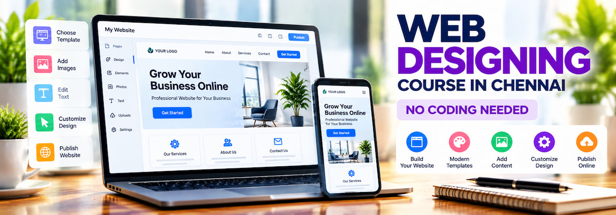 Web designing course in Chennai – one-to-one coaching